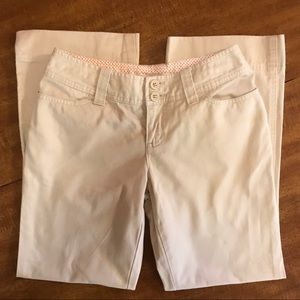 Girls Red Camel Pants